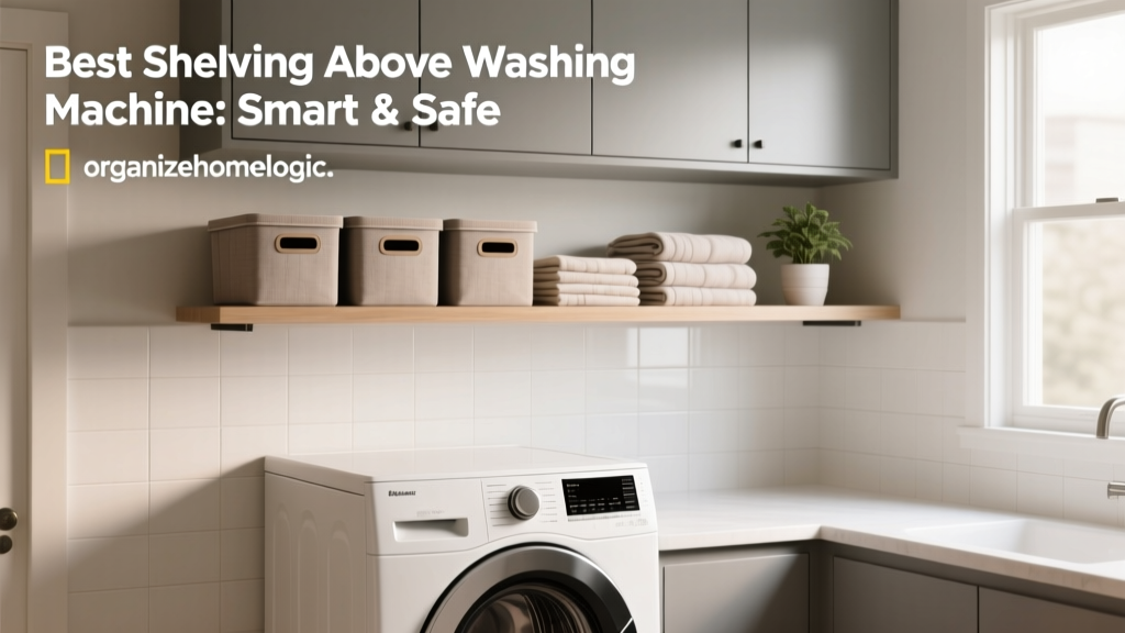 Best Shelving Above Washing Machine: Smart & Safe