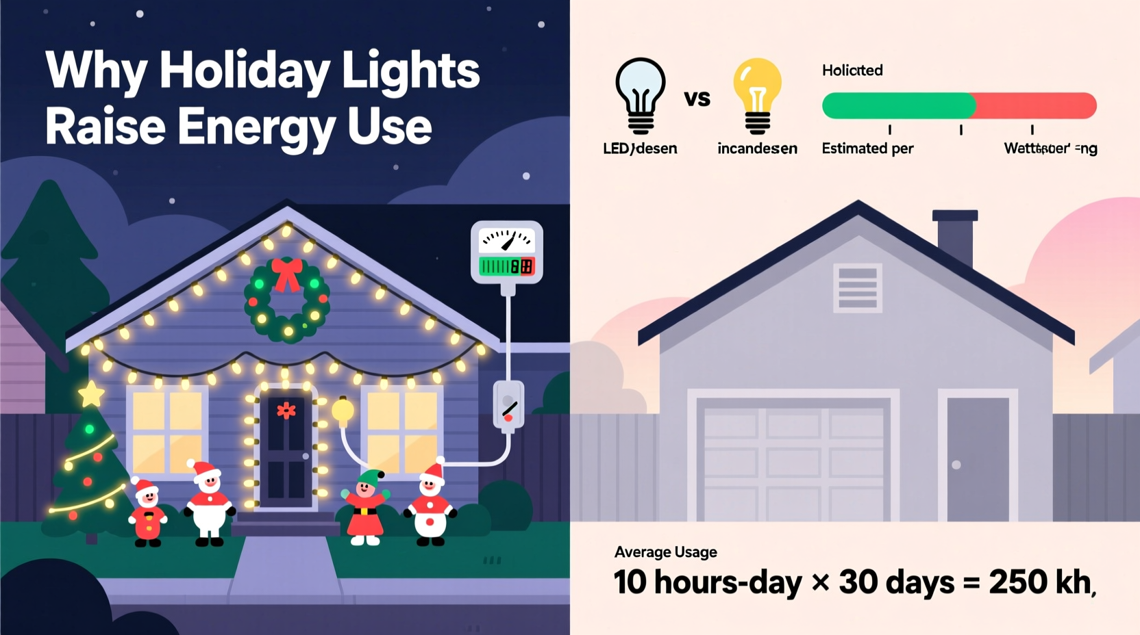 Why Do Neighborhood Christmas Light Displays Affect Home Energy Use