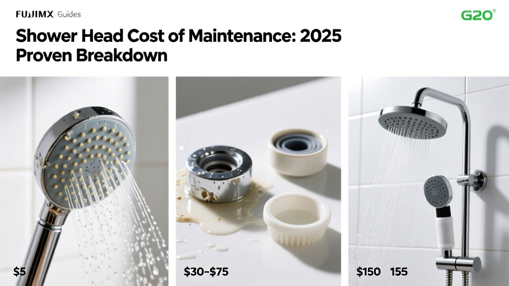 Shower Head Cost of Maintenance: 2026 Proven Breakdown