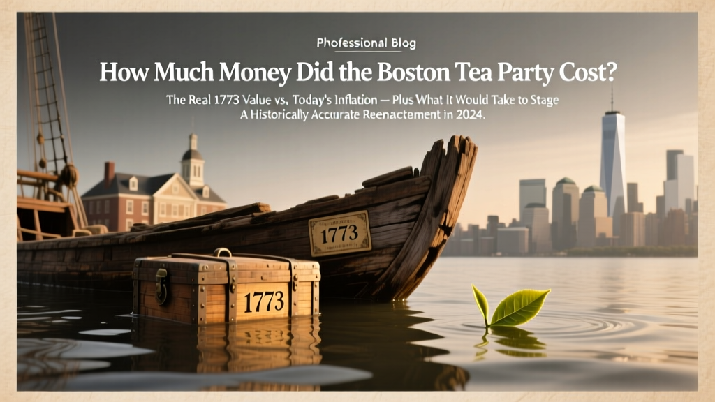 Boston Tea Party Cost: £9,659 in 1773 vs $2.2M Today