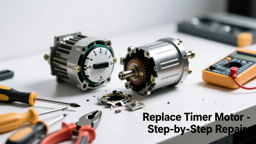 Dryer Timer Not Advancing? Replace the Timer Motor