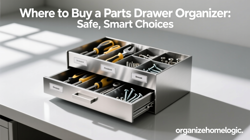 Where to Buy a Parts Drawer Organizer: Safe, Smart Choices