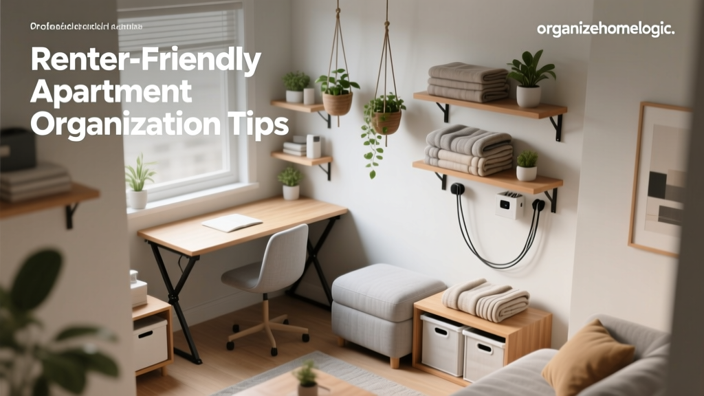 Renter-Friendly Apartment Organization Tips