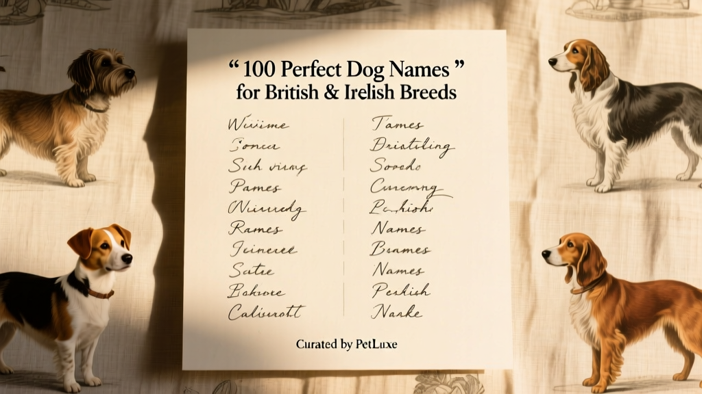 100 Perfect Dog Names for British and Irish Breeds