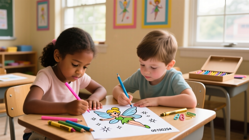 Tinker Bell Coloring Pages_00100204: Developmental Benefits, Educational Integration, and Evidence-Based Design Principles