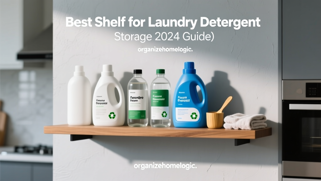Best Shelf for Laundry Detergent Storage (2024 Guide)