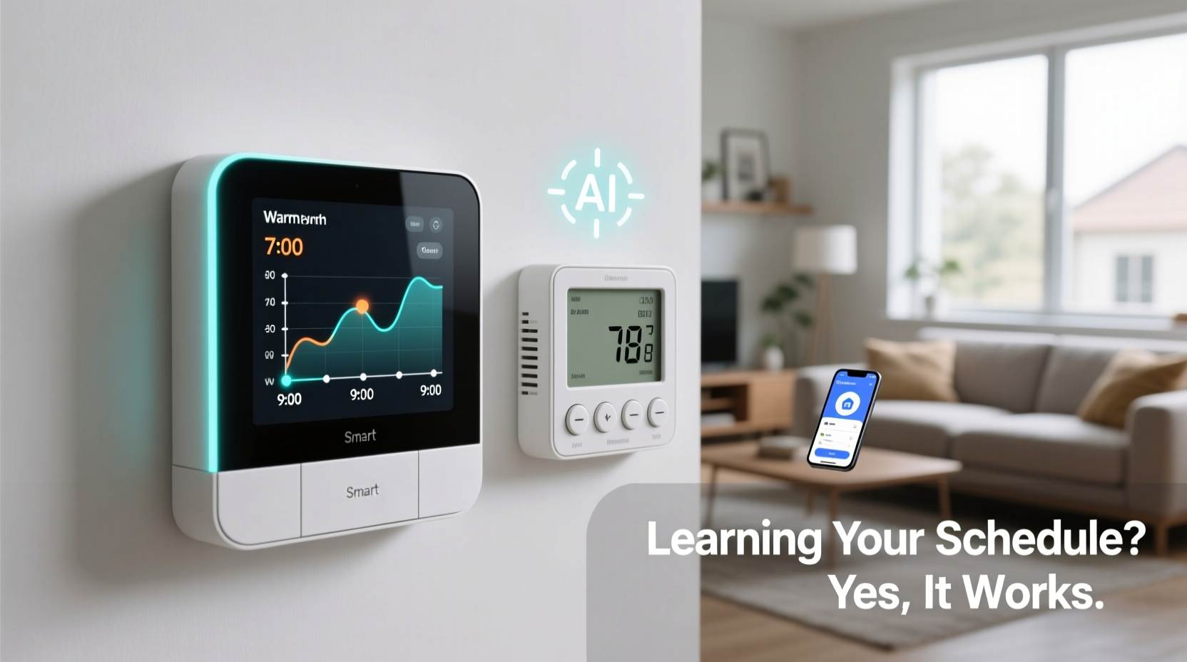 smart thermostat vs programmable model is learning your schedule actually useful