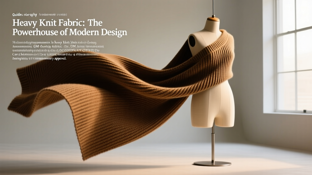 Heavy Knit Fabric: The Powerhouse of Modern Design