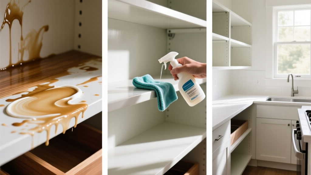 Proven: How to get lotion out of pantry shelves fast