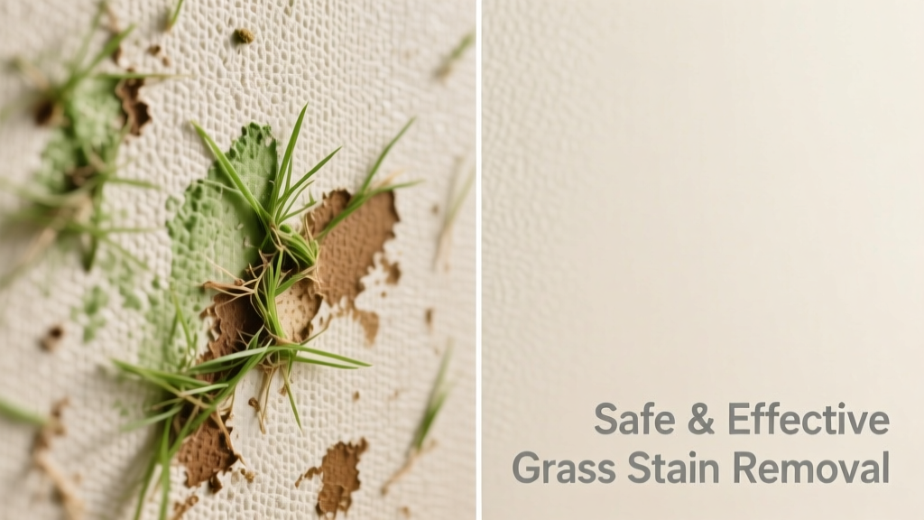 How to Remove Grass Stains from Wallpaper Safely