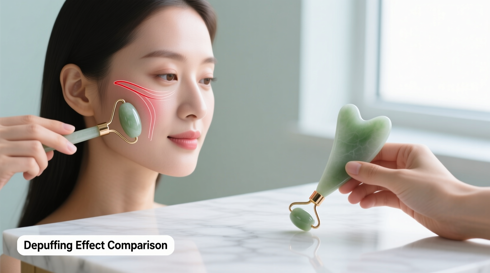 facial roller vs gua sha which gives better depuffing results at home