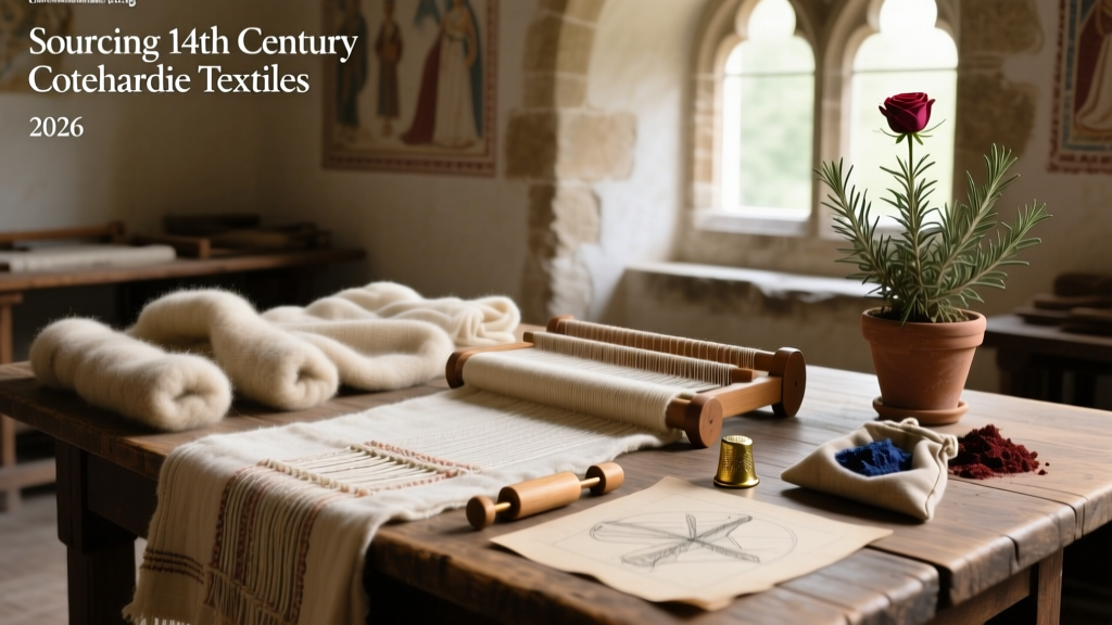 2026 Guide to Sourcing 14th-Century Cotehardie Textiles