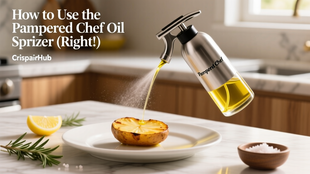 How to Use the Pampered Chef Oil Spritzer (Right!)