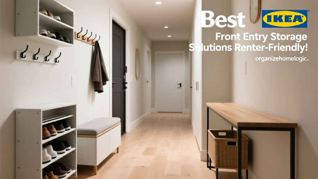 Best IKEA Front Entry Storage Solutions (Renter-Friendly!)