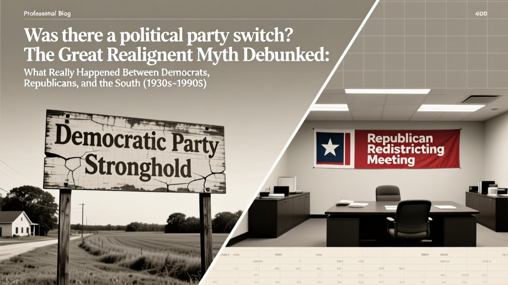 Was There a Political Party Switch? Myth vs. Reality