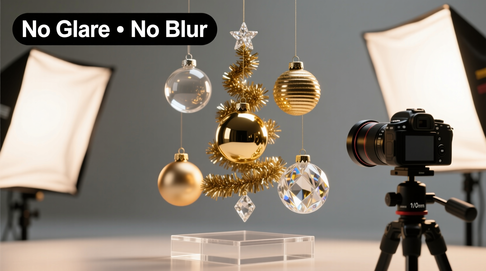 How To Photograph Christmas Tree Ornaments Without Glare Or Blur