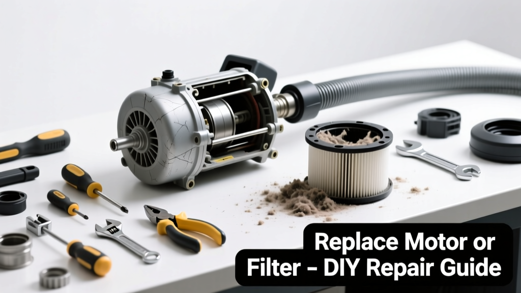 Central Vacuum No Suction? Replace the Motor or Filter