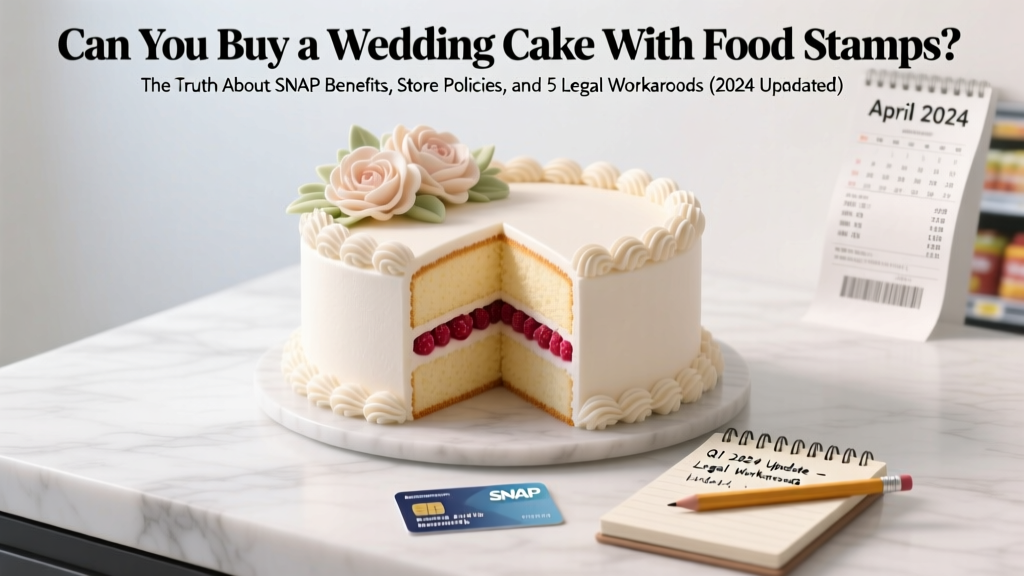 Wedding Cake With Food Stamps? SNAP Rules (2026)