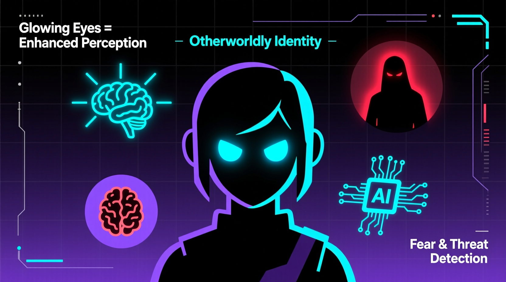 why do video game characters have glowing eyes design trend explained