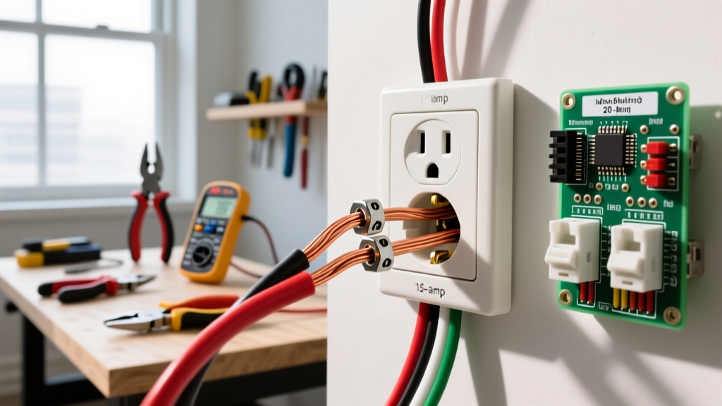 Wiring a 15 Amp Outlet on a 20 Amp Circuit: NEC Rules & Steps
