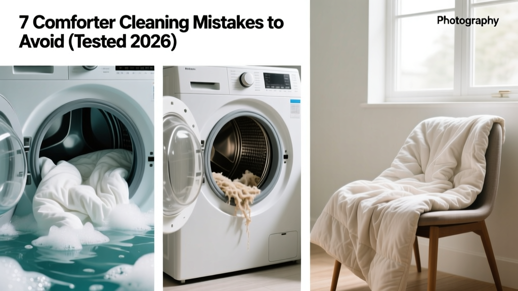 7 Comforter Cleaning Mistakes to Avoid (Tested 2026)