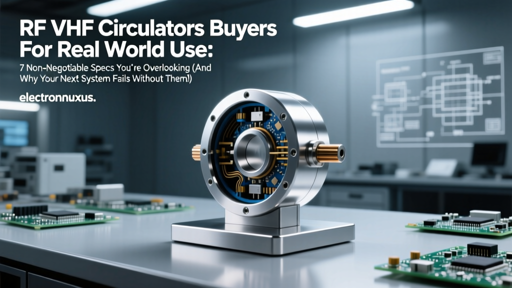 RF VHF Circulators Buyers For Real World Use: 7 Non-Negotiable Specs You’re Overlooking (And Why Your Next System Fails Without Them)