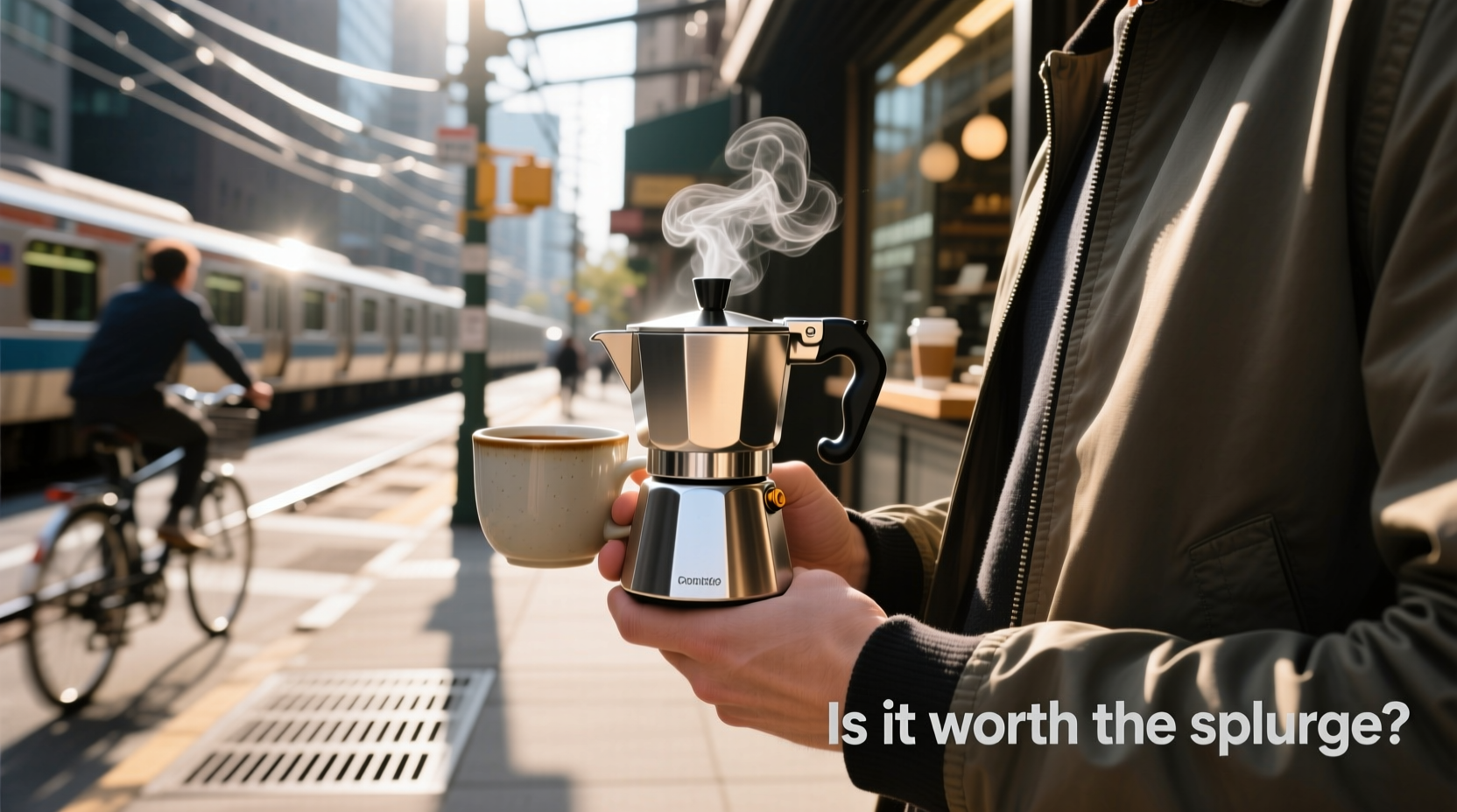 is a portable espresso maker worth the splurge for daily commuters