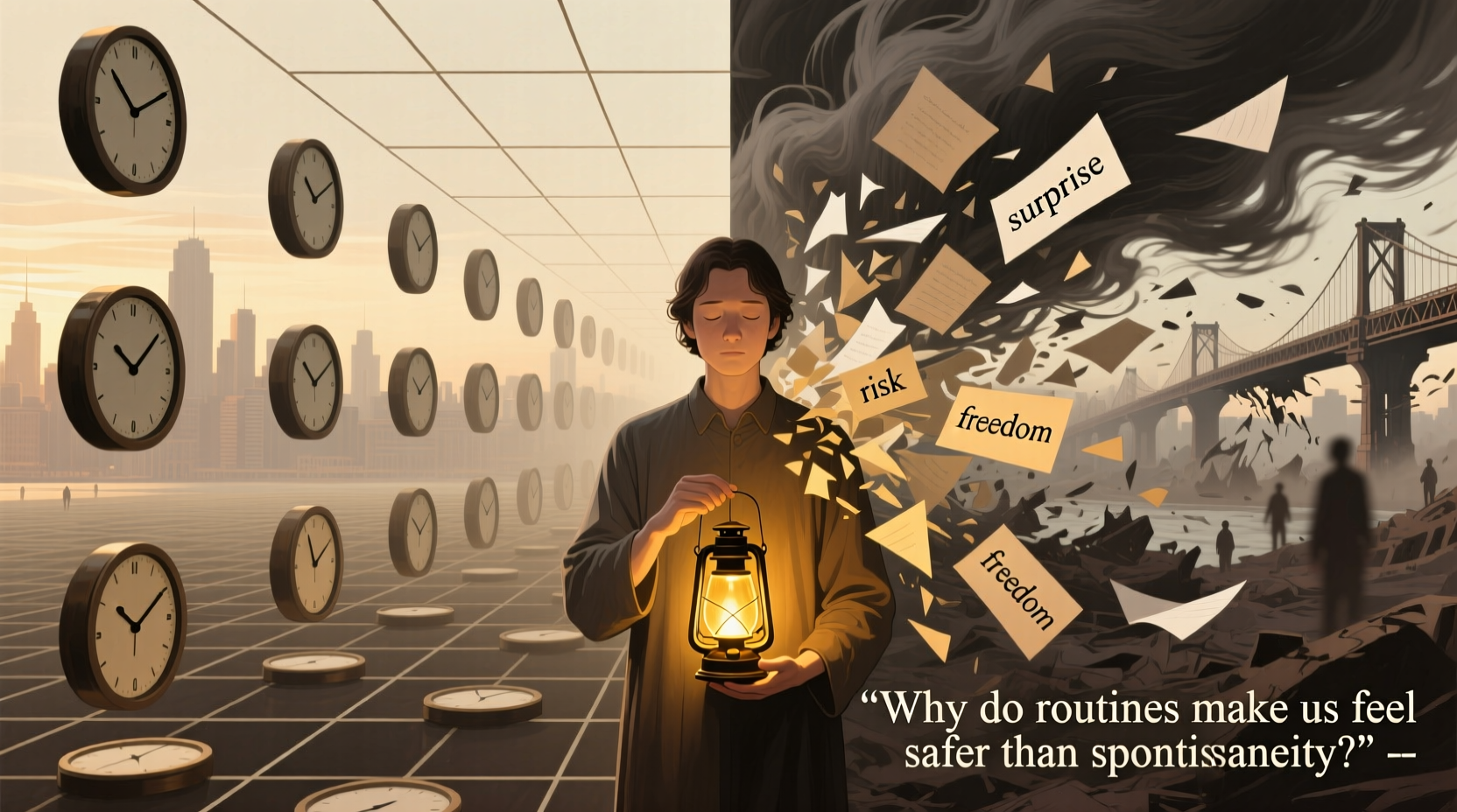 why do routines make us feel safer than spontaneity