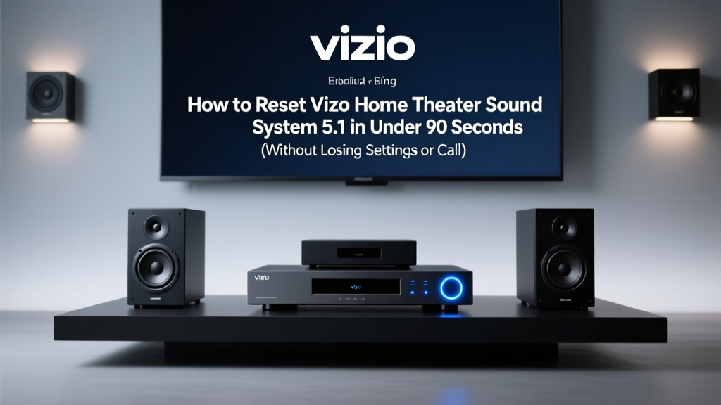 Vizio 5.1 Sound System Reset (2026) | Real User-Tested