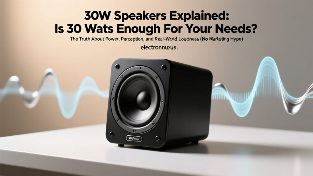30W Speakers Explained: Is 30 Watts Enough For Your Needs? The Truth About Power, Perception, and Real-World Loudness (No Marketing Hype)