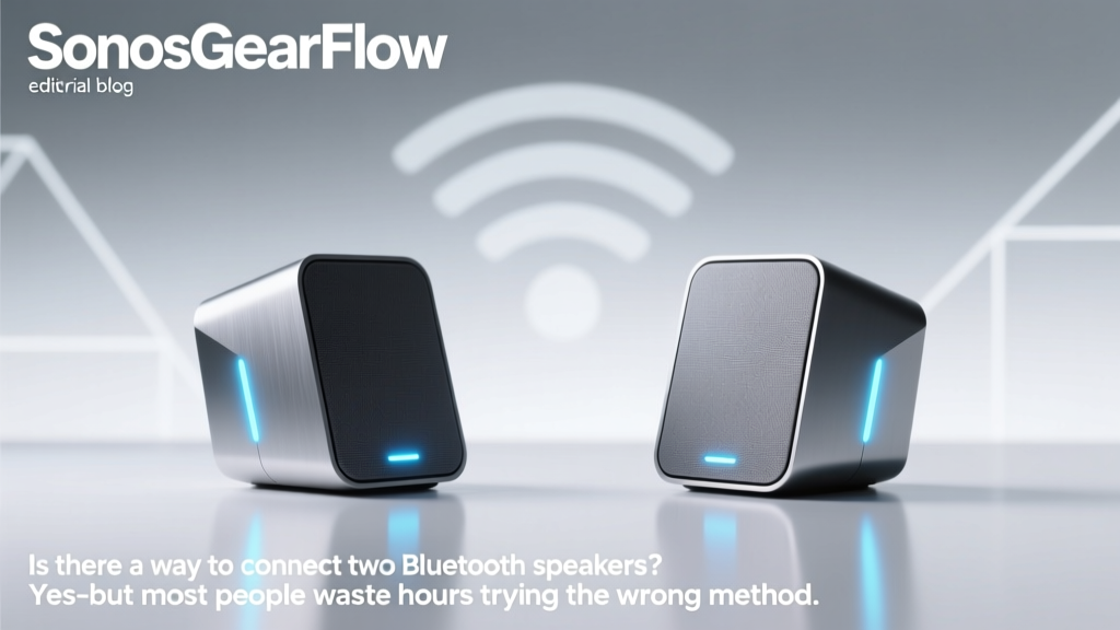 Bluetooth Speakers Stereo Sync: 3-Step Fix (2026)