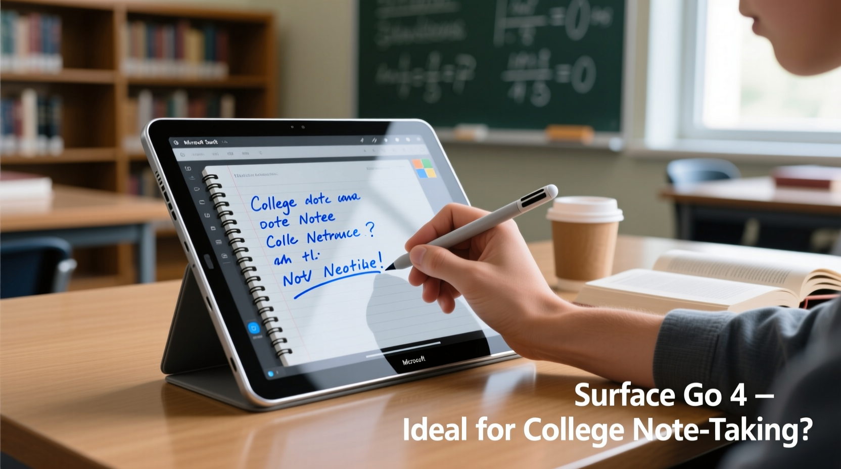 is the microsoft surface go 4 good enough for college note taking