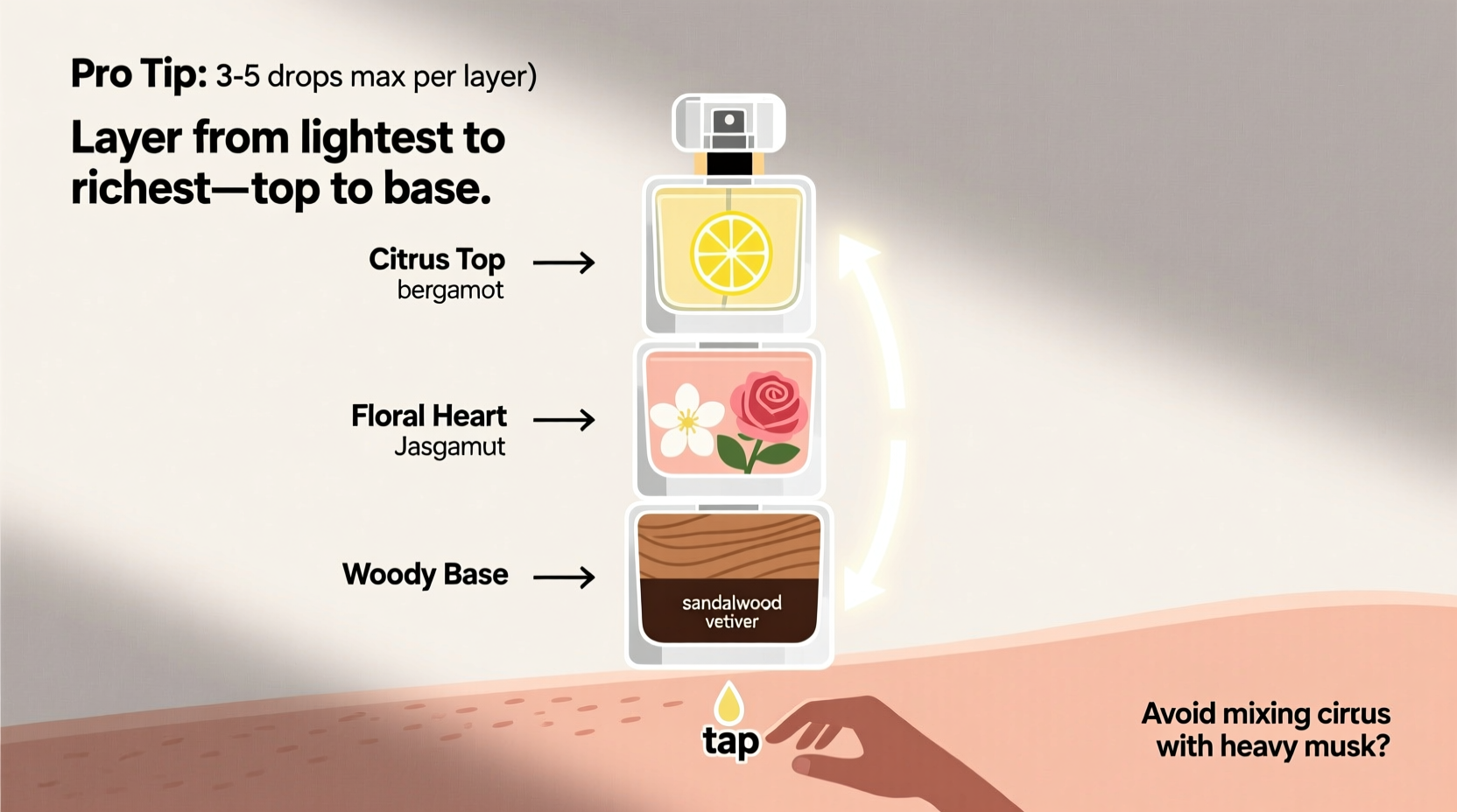 how to layer fragrances so scents complement instead of clash