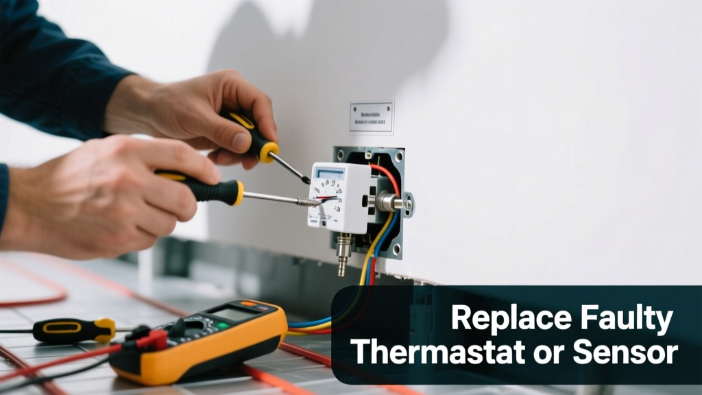 Radiant Floor Not Heating? Replace Faulty Thermostat or Sensor