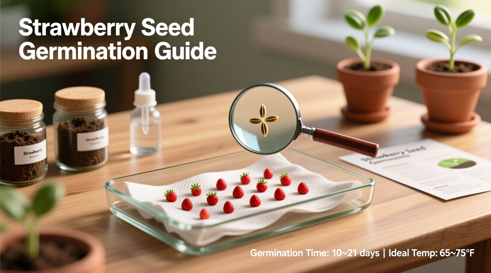 How to Germinate Strawberry Seeds: Step-by-Step Guide