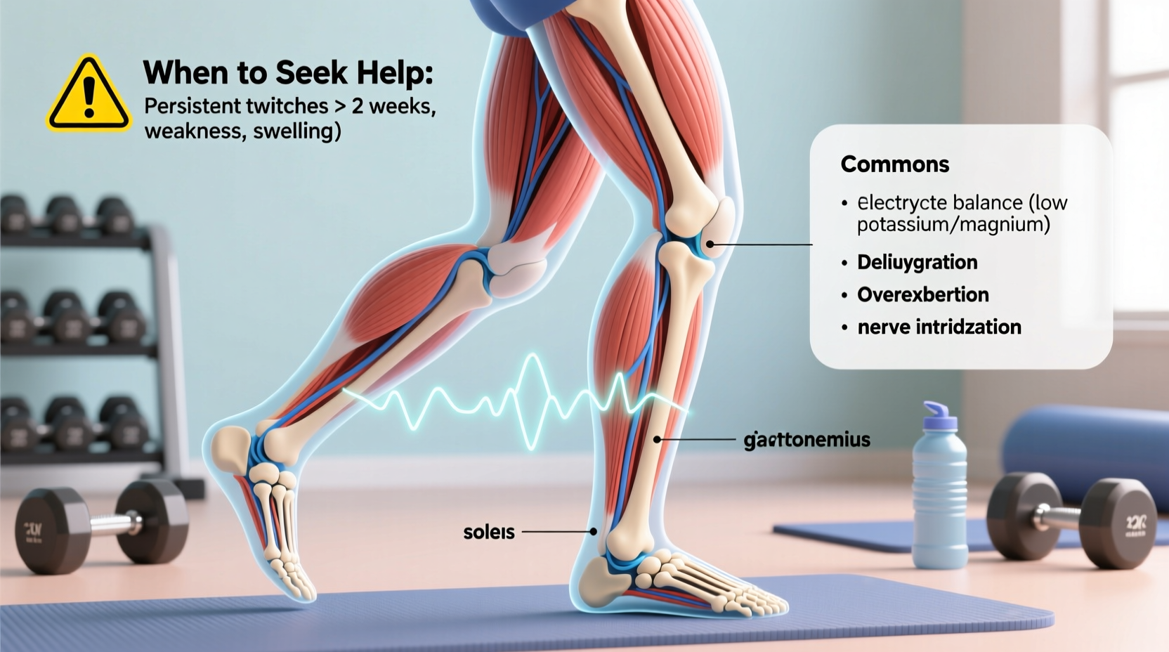 why do muscles twitch after exercise causes and when to be concerned