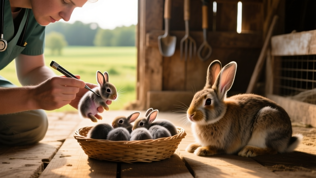 Sexing Rabbits And Separating Baby Rabbits From Their Mother