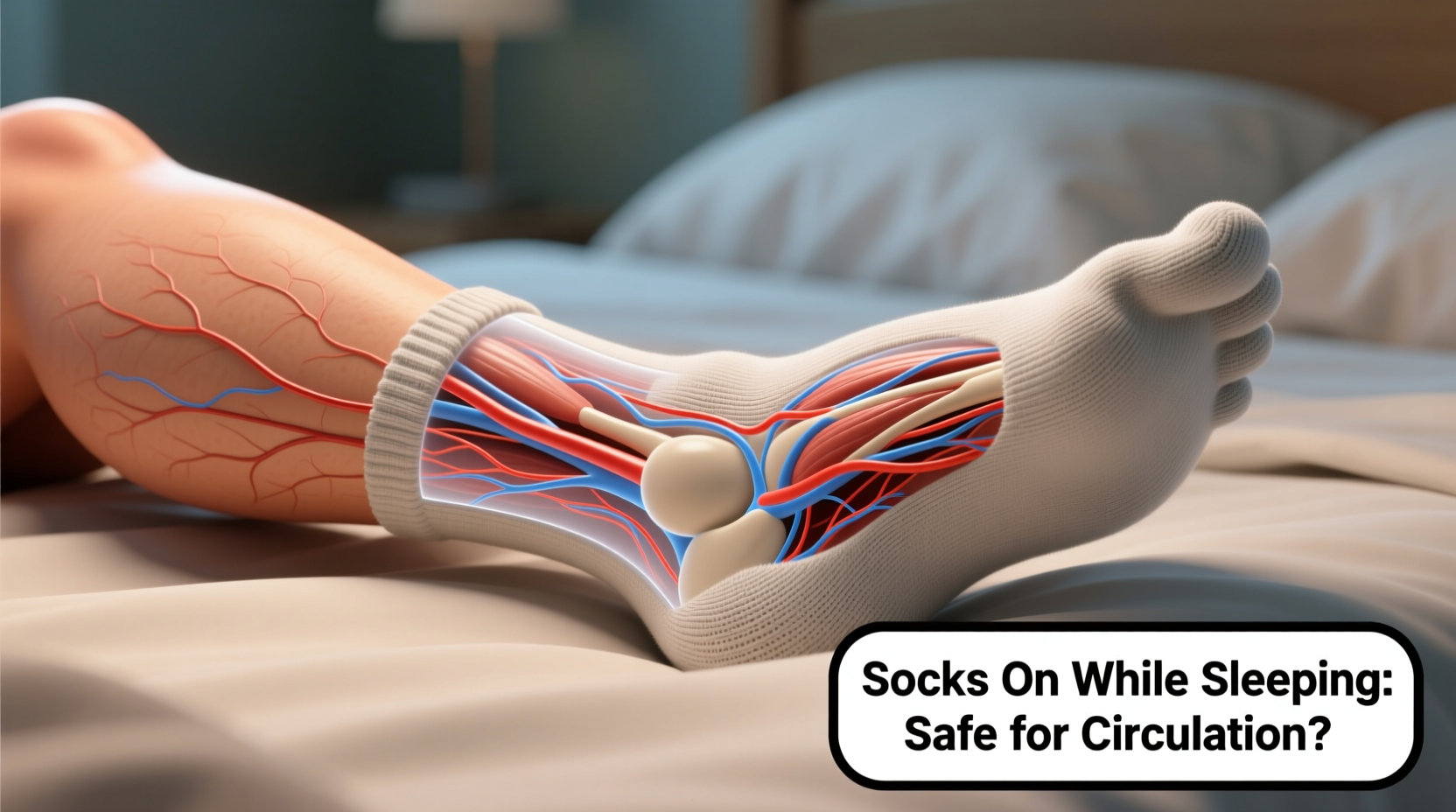 is sleeping with socks on healthy for circulation or could it cause problems