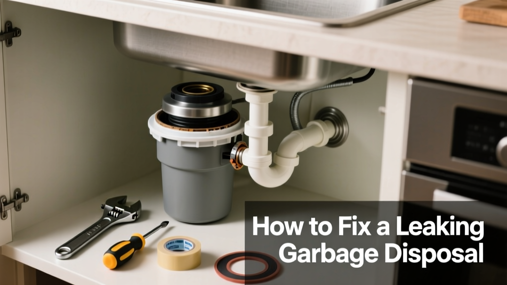 How to Fix a Leaking Garbage Disposal