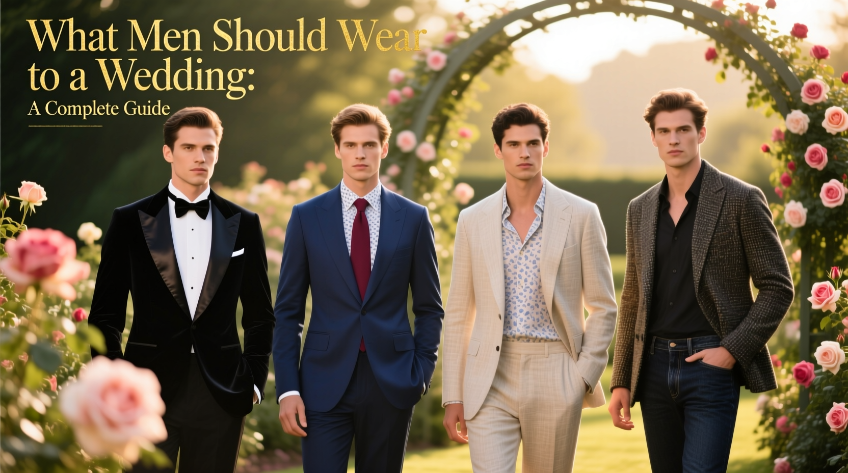 what men should wear to a wedding