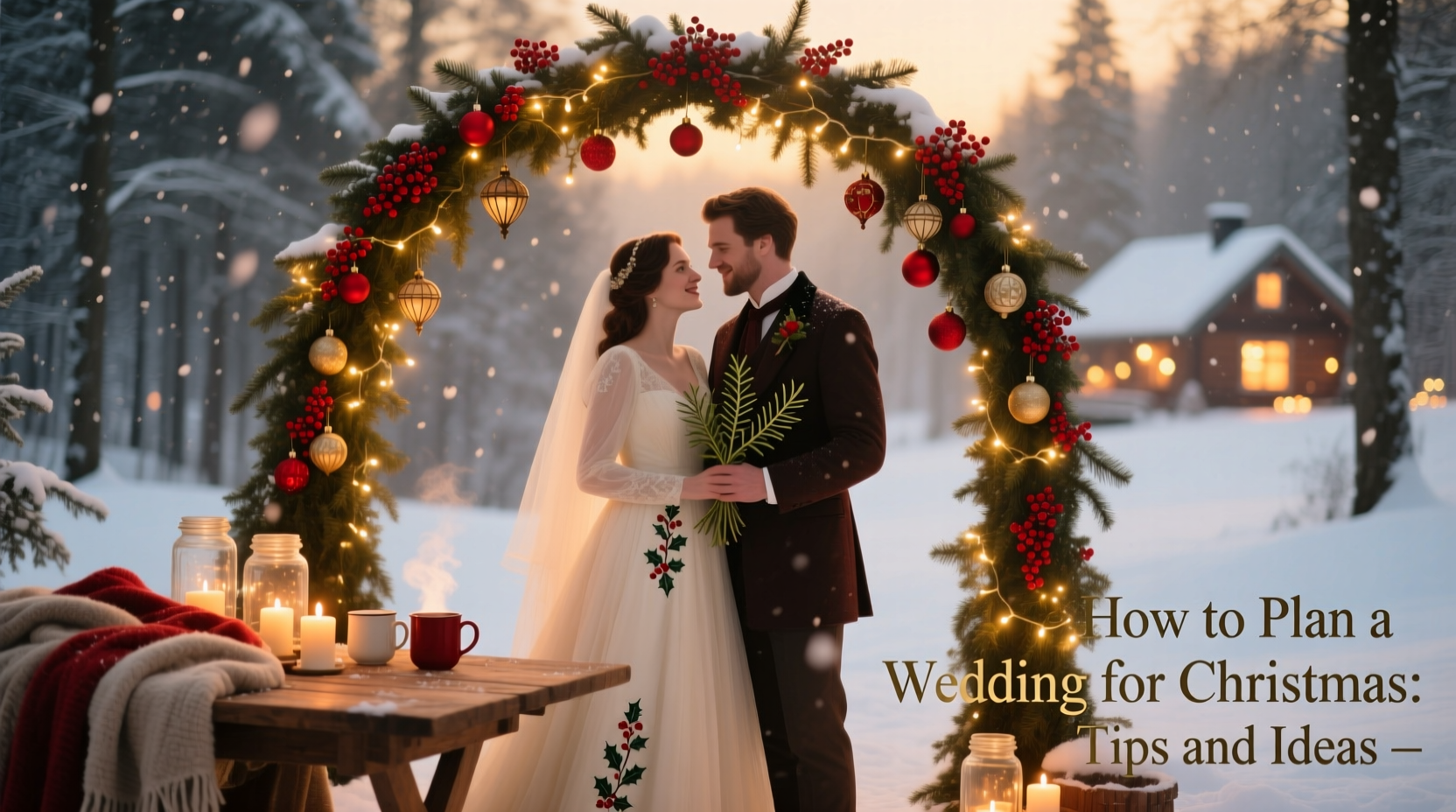 a wedding for christmas