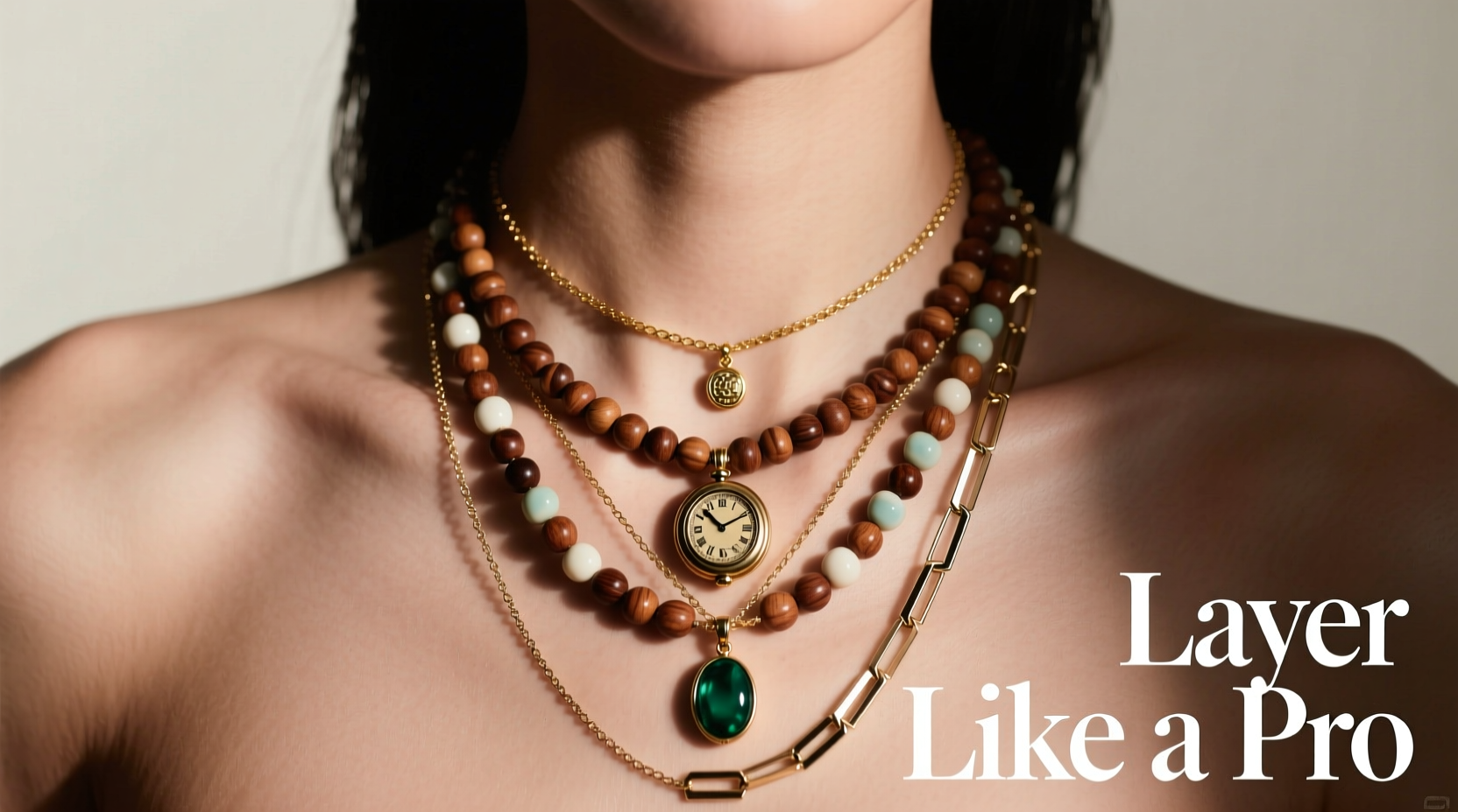 how to layer necklaces like a stylist without creating visual chaos