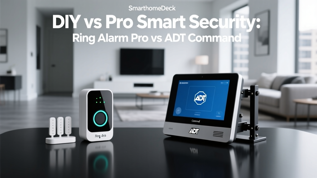 DIY vs Pro Smart Security: Ring Alarm Pro vs ADT Command