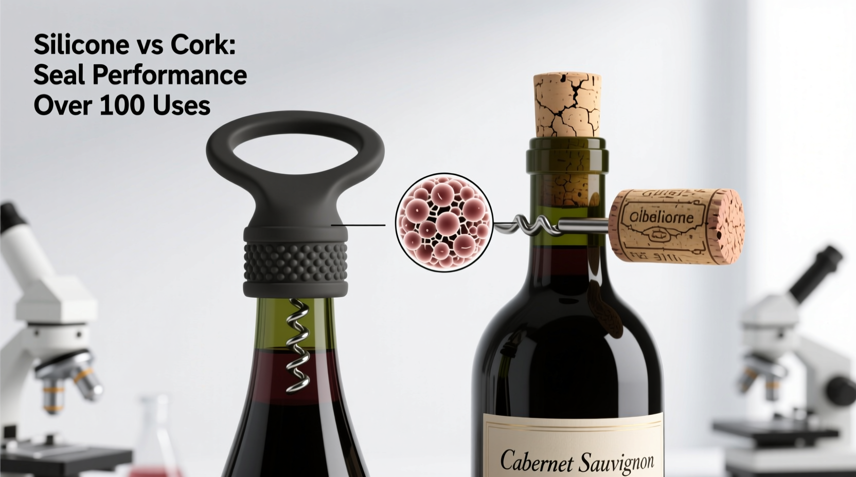 reusable silicone wine stoppers vs cork what seals better over multiple uses