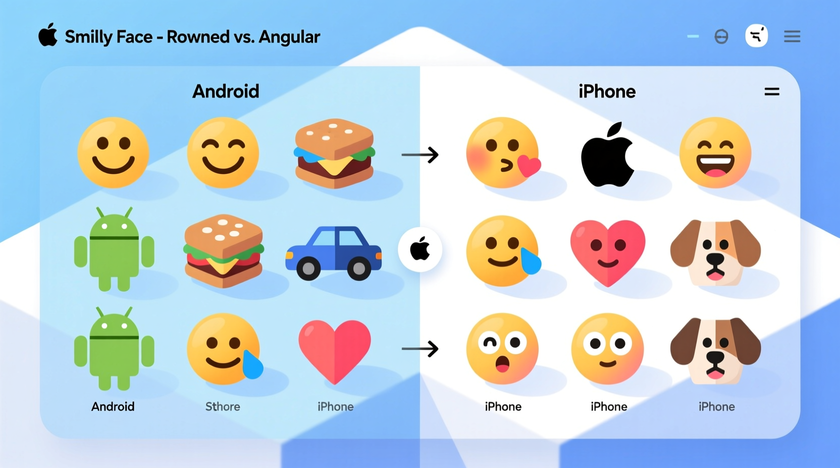 why are some emojis different on android and iphone design differences explained