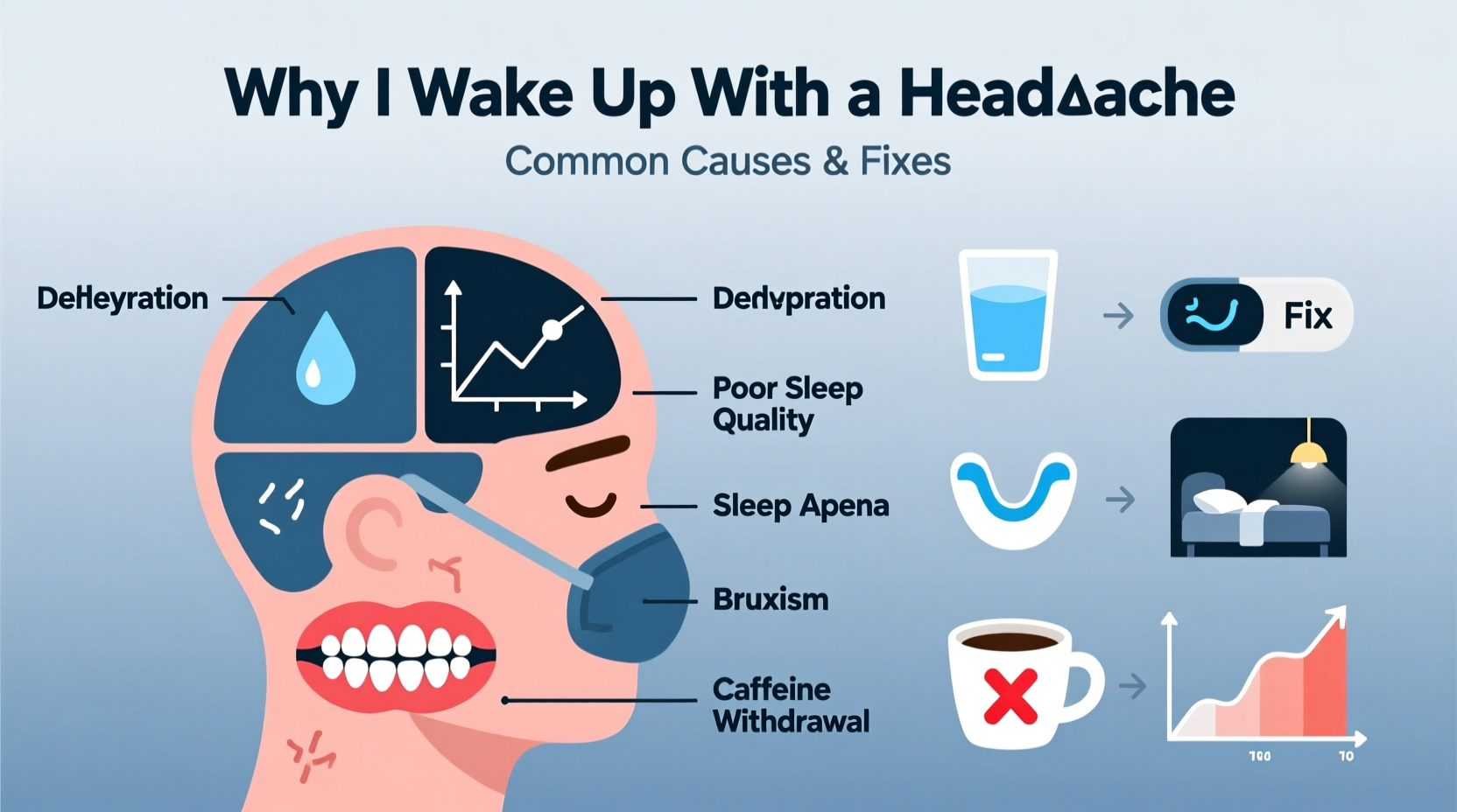 why do i wake up with a headache every morning common causes and fixes