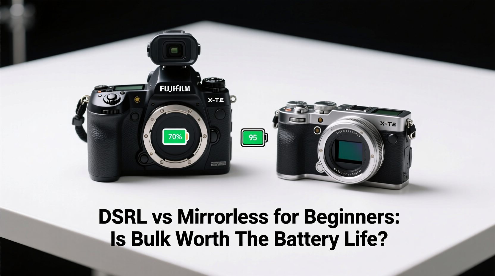 dslr vs mirrorless cameras for beginners is the bulk worth the battery life
