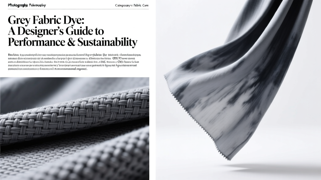 Grey Fabric Dye: A Designer’s Guide to Performance & Sustainability