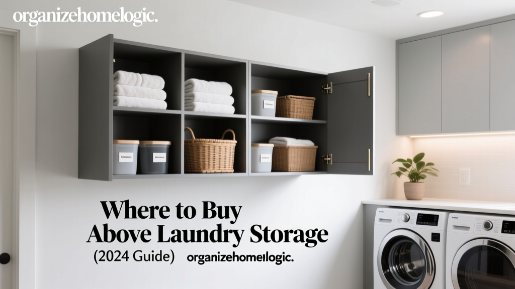 Where to Buy Above Laundry Storage (2024 Guide)
