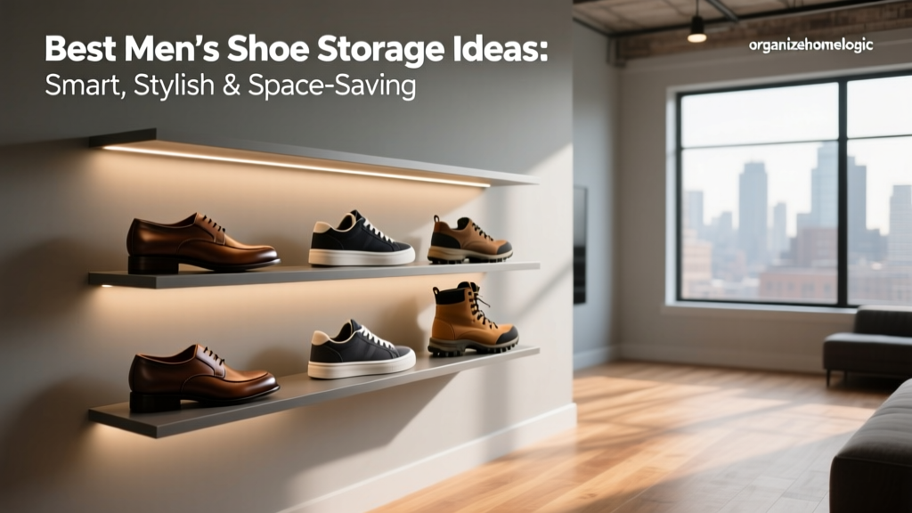 Best Men's Shoe Storage Ideas: Smart, Stylish & Space-Saving